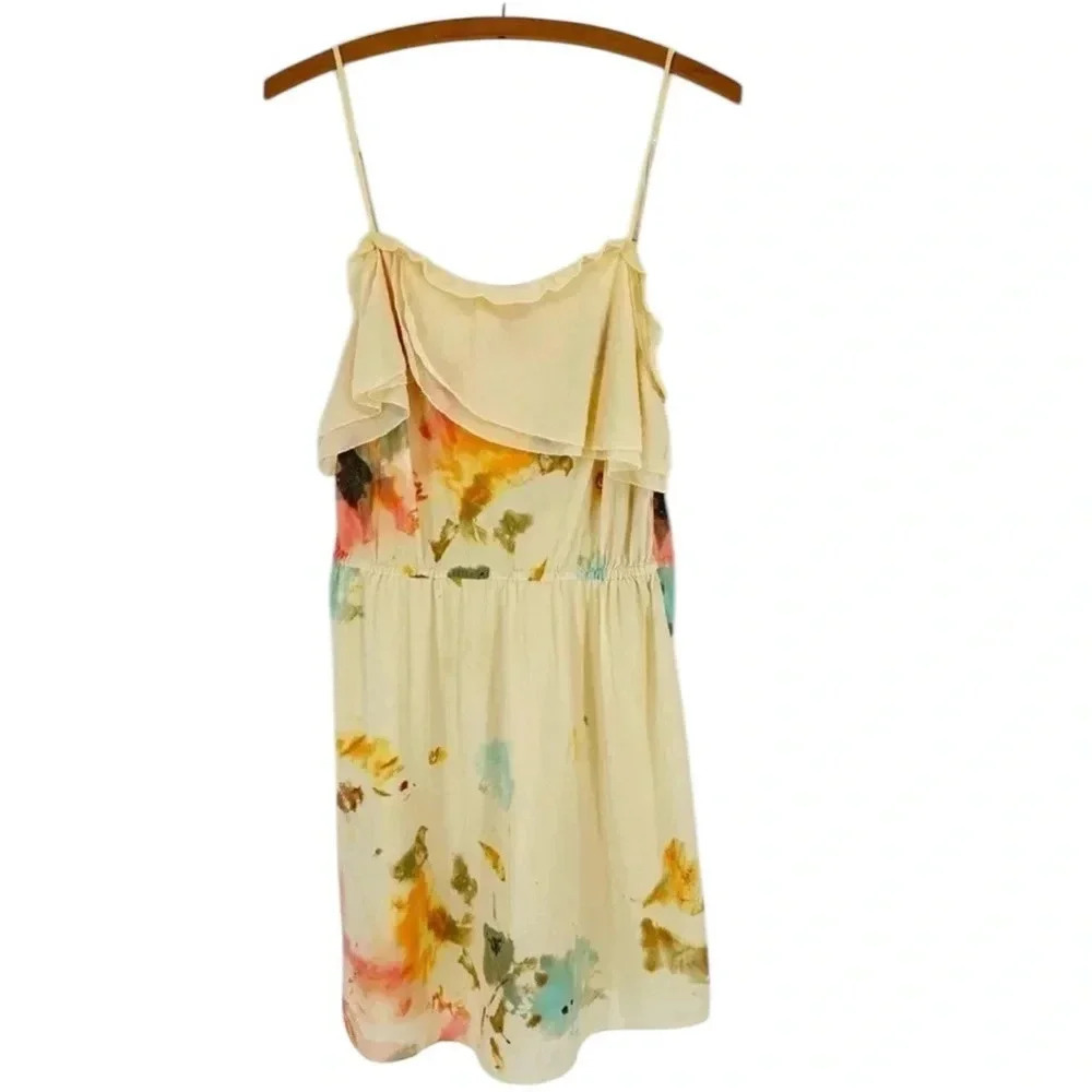 Wilfred Emmanuel Dress in Washed Silk Birch from Aritzia